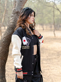 Black Poker Varsity Jacket