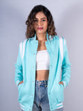 Sky Blue Varsity Jacket